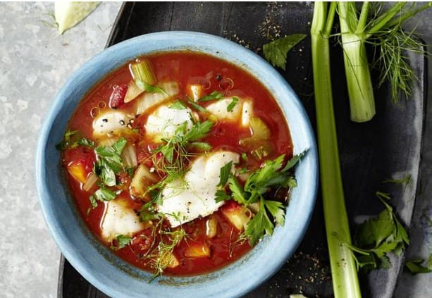 Fennel Tomato Cod Pot